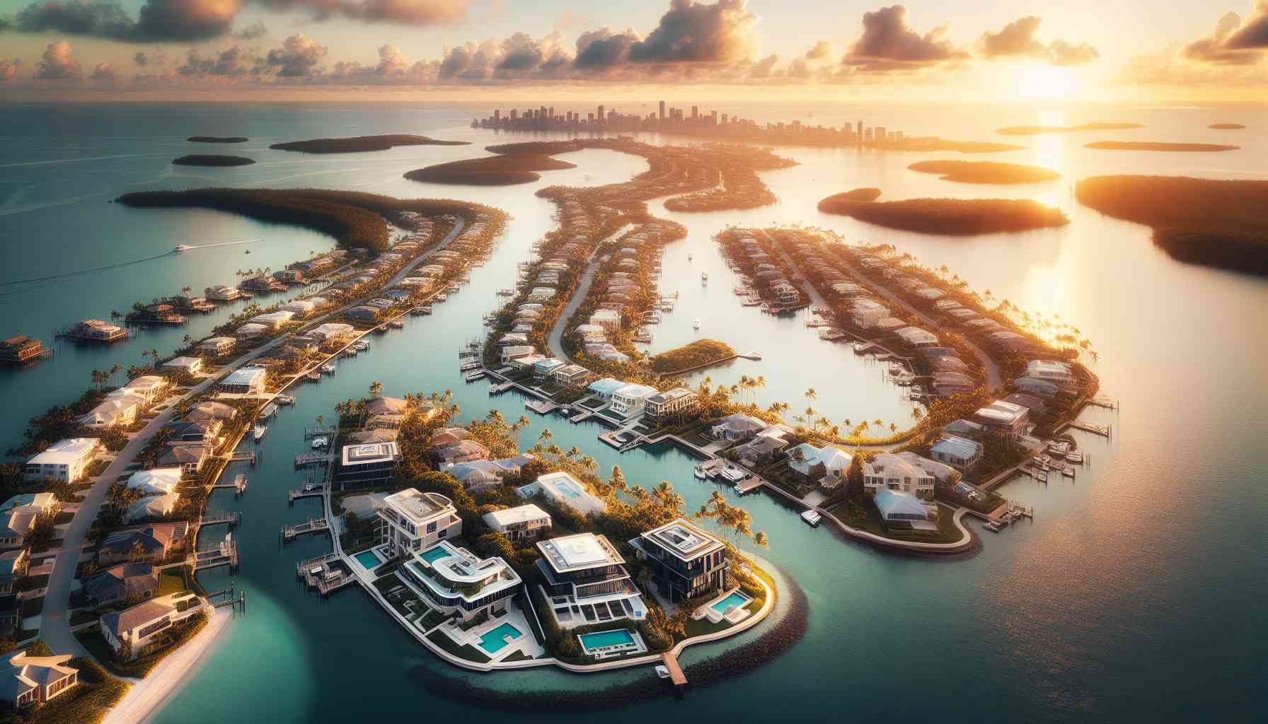 迪拜奢华岛屿；海洋中的现代避风港