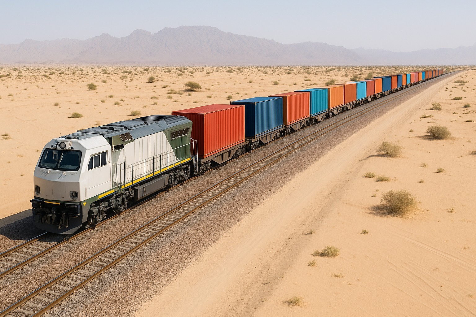 阿联酋与阿曼之间的铁路服务启动，年运输能力为193,200 TEU。