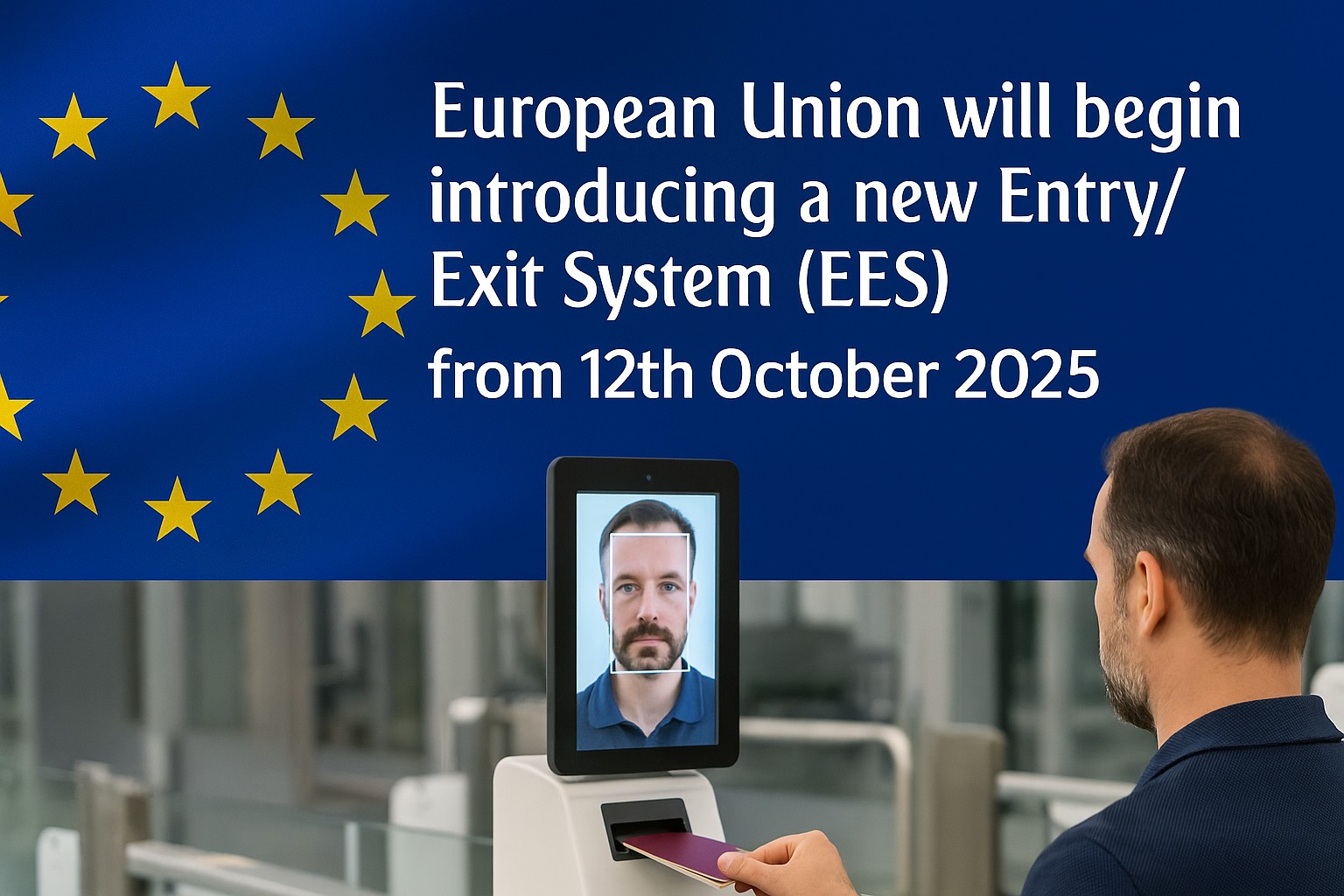 🇪🇺 欧盟新入境和出境系统（EES）将于2025年10月12日开始实施